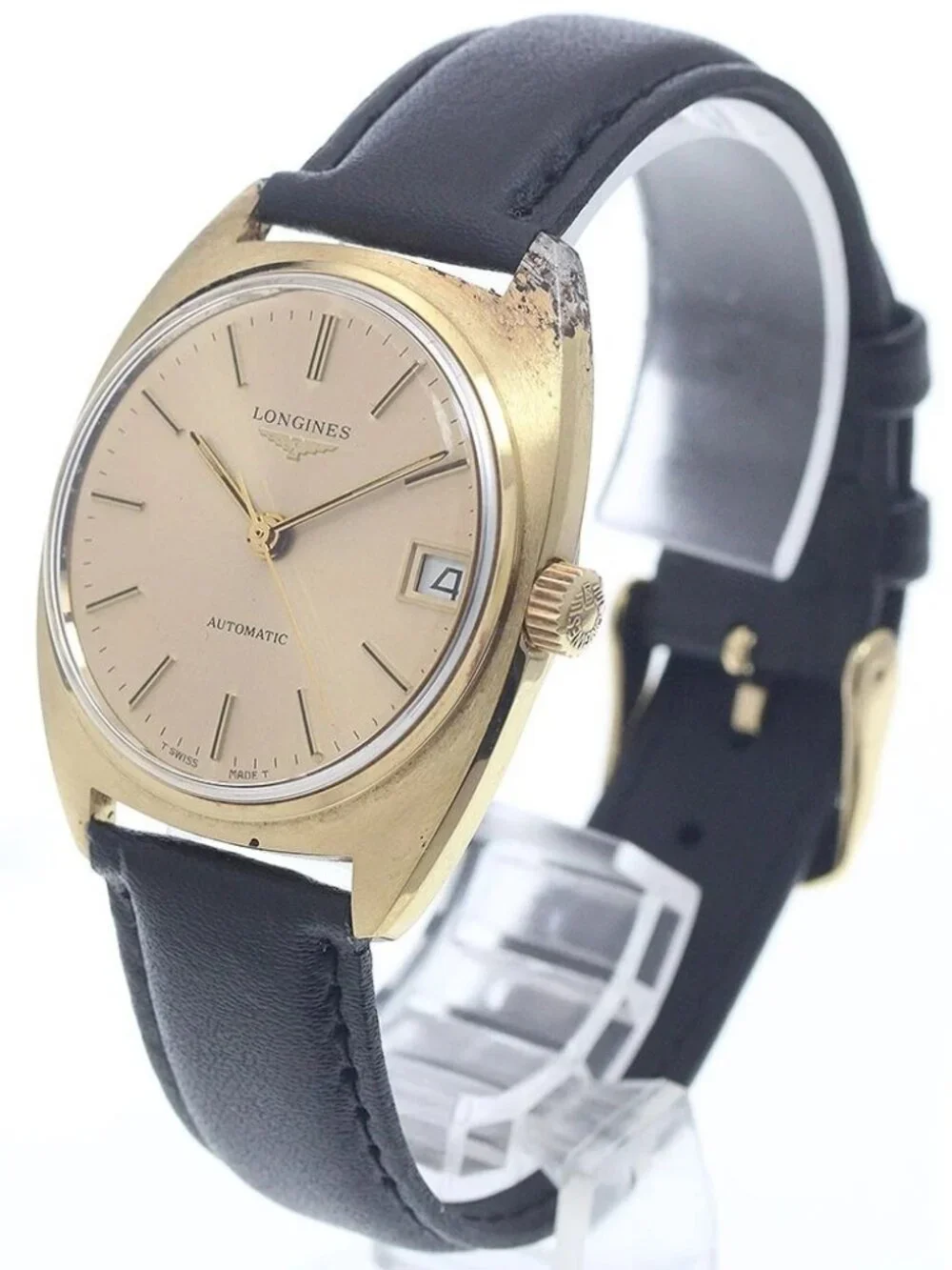 LONGINES Date cal.L890.1 gold Dial Automatic Men's Watch_961180